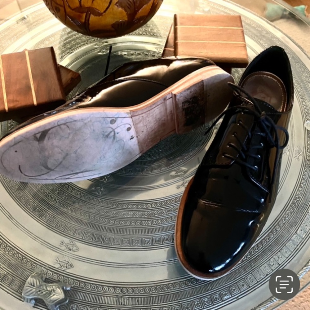 TED BAKER 💕Size 4 UK/ 6 US 🌷Patent Leather Lace up Loafers 🌸GORGEOUS SHOES ! - Picture 12 of 16